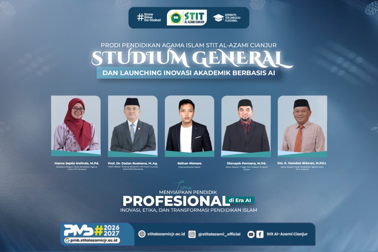 STIT Al-Azami Cianjur Resmi Luncurkan Inovasi Akademik Berbasis AI untuk Pendidikan Agama Islam-thumbanil